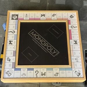 Monopoly Board Game with Wooden Frame